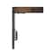 Alaterre Furniture Kyra 42"L Oak and Metal Coat Hook with Shelf and Bench Set ANKY0324RBG - alternate 4